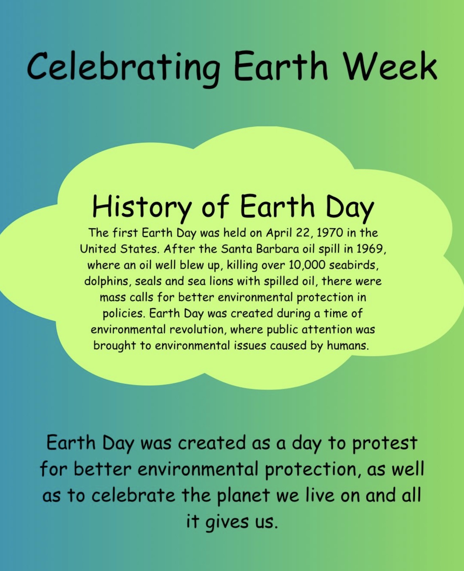Celebrating Earth Week